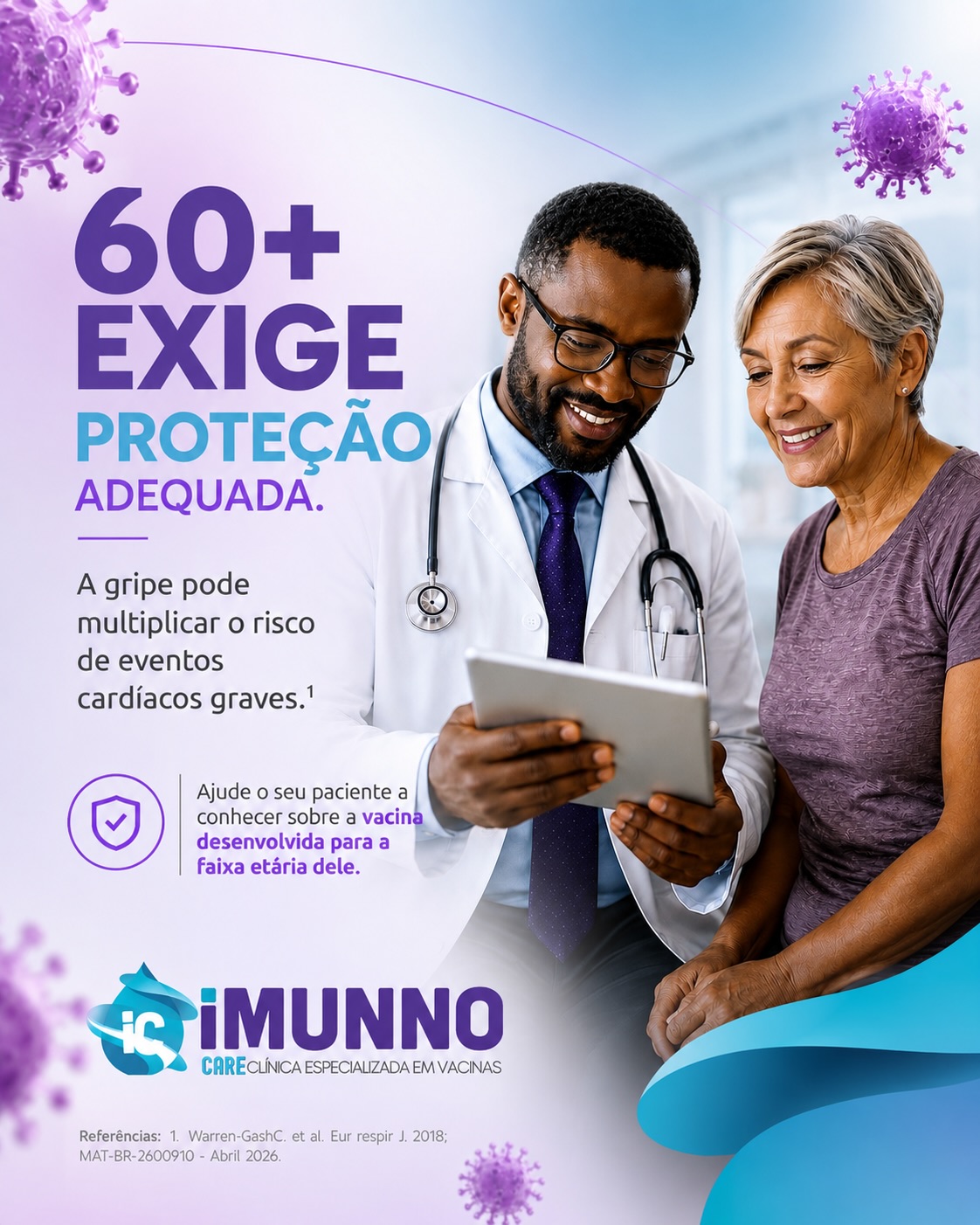 Publicacao Imunno Care sobre protecao 60 plus
