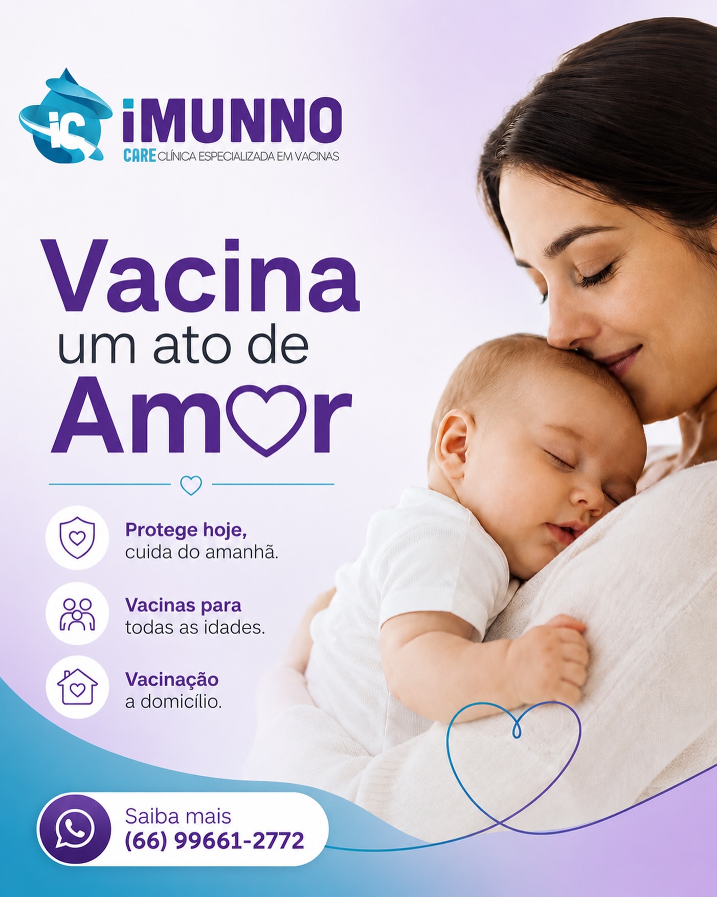 Publicacao da Imunno Care sobre vacina como ato de amor