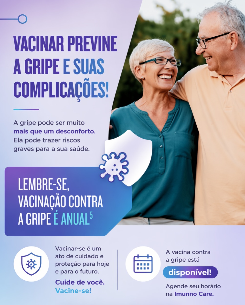 Publicação Imunno Care sobre vacinação contra gripe